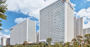 호반그룹이 2026년 정기 임원인사를 발표했다. 사진은 서울 서초구 우면동에 있는 호반건설 사옥 전경/사진=호반건설