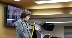 오혜자 양평군의회 의장이 1일 제312회 양평군의회 제2차 정례회를 진행하고 있다. /사진제공=양평군의회