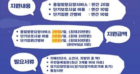 의정부시 보건소 치매안심센터 &#039;치매가족 휴가제&#039; 홍보 포스터. /사진제공=의정부시 보건소