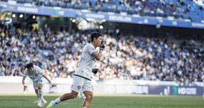 K리그1 두 팀과 K리그2 두 팀이 승강 플레이오프에서 맞붙는다. 사진은 제주 김승섭의 모습. /사진=제주SK FC 제공