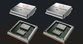 한화시스템이 대한민국 국방우주 기술 자립을 위한 첫걸음인 &#039;위성용 우주반도체&#039; 개발에 착수했다. 사진은 트랜시버 우주반도체의 예상 분해도 형상. /사진=한화시스템