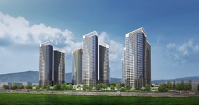 창원 센트럴 아이파크의 분양이 오는 8일 시작된다. 총 1509가구 규모로 조성된다. 이 중 전용 59㎡의 36가구만 일반분양 대상이다. 사진은 창원 센트럴 아이파크 조감도. /사진제공=HDC현대산업개발