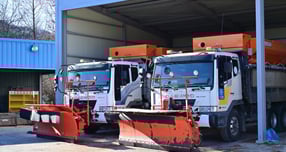 청송군이 &#039;겨울철 도로 제설 종합대책&#039; 추진을 위해 마련된 각종 장비들./사진제공=경북 청송군