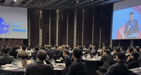 9일 황규돈 수원시 경제자유구역추진단장이 수원 경제자유구역을 소개하는 모습. /사진제공=수원시