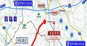 이천시 국지도 70호선 백사 흥천 간 도로건설 사업 위치도. /사진제공=이천시