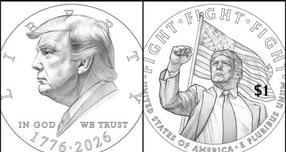 1달러 기념주화에 트럼프 얼굴?… 미 민주당 "북한 김정은이나 할 짓"