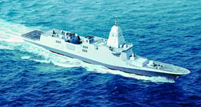 HD현대중공업의 한국형 차기구축함(KDDX) 조감도. /사진=HD현대중공업