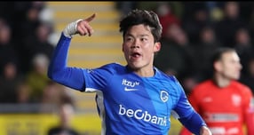 헹크 오현규가 후반 추가 시간 극적인 동점골을 터트렸다. 사진은 헹크에서 활약 중인 오현규. /사진=오현규 인스타그램 캡처