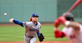 더스틴 메이가 세인트루이스 카디널스와 1년 계약에 성공했다. 사진은 다저스 시절 메이. /사진=로이터