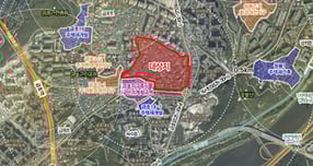 금호21구역 주택재개발정비사업 조합이 지난 15일 시공사 선정을 위한 2차 입찰을 마감한 결과 롯데건설이 단독으로 입찰해 유찰됐다. 사진은 금호21구역 주택재개발정비사업 위치. /사진=서울시 정비사업몽땅