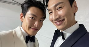 배우 이광수가 오는 20일 열리는 배우 신민아와 김우빈의 결혼식 사회를 맡는다. 사진은 배우 김우빈과 이광수 모습. /사진=김우빈 인스타그램 캡처