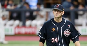 두산 베어스가 크리스 플렉센 영입, 잭 로그와 재계약으로 외국인 투수 구성을 모두 마쳤다. 사진은 2020시즌 두산에서 활약한 플렉센. /사진=뉴스