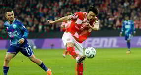 사진은 19일(한국시각) 독일 마인츠 메바 아레나에서 열린 삼순스포르와의 유럽축구연맹 컨퍼런스리그 리그페이즈 6라운드 경기에 출전한 이재성. /사진=로이터