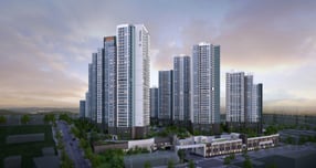 부산 안락동 일대에 1481가구 규모의 동래 푸르지오 에듀포레가 공급된다. 높은 상품성과 뛰어난 정주 여건으로 기대를 모은다. 사진은 동래 푸르지오 에듀포레 투시도. /사진제공=대우건설