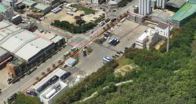 뷰티풀파크 버스공영차고지 항공사진. /사진제공=인천시