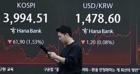 사진은 19일 서울 중구 하나은행 딜링룸. /사진=뉴스1 