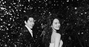 배우 신민아와 김우빈의 웨딩화보가 공개됐다. /사진=에이엠엔터테인먼트