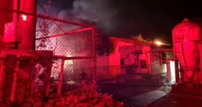 21일 오전 4시 17분 임실군 신평면 가덕리의 한 돈사에서 불이 났다. /사진=뉴스