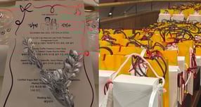 김우빈 신민아 부부의 결혼식 청첩장부터 답례품까지 관심이 집중되고 있다. /사진=인스타그램