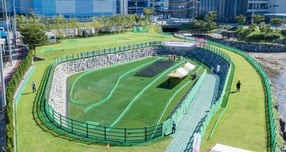 금천천파크골프장 전경. /사진제공=의왕시