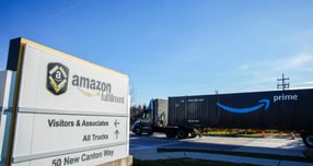 미국 기업 아마존이 지난해 4월부터 최근까지 북한인 1800명 입사 시도를 차단했다고 전했다. 사진은 지난 1일(현지시각) 미국 뉴저지주 로빈스빌 아마존 물류센터의 모습. /사진=로이터 