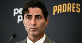 샌디에이고 파드리스가 송성문의 월드베이스볼클래식 참가에 대한 긍정적인 답변을 내놨다. 사진은 A.J. 프렐러 샌디에이고 파드리스 단장의 모습. /사진=로이터 
