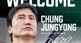 전북 현대모터스가 11대 사령탑으로 정정용 전 김천 상무 감독을 선입했다. 사진은 전북에 새 사령탑으로 부임한 정정용 감독. /사진=전북 현대모터스 제공