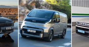 연말을 맞은 현대차그룹이 주요 글로벌 평가 기관과 전문 기자단으로부터 호평을 받고 있다. 사진은 (왼쪽부터) 기아 스포티지, 더 기아 PV5, 현대차 디올뉴 넥쏘. /사진=현대자동차그룹