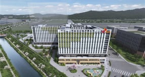 동부건설이 SK하이닉스의 반도체 시설 공사를 수주하며 올해 신규 수주액 4조원을 달성했다. 사진은 동부건설이 수주한 SK하이닉스 용인캠퍼스 상생시설 조감도.