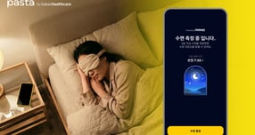 카카오헬스케어가 AI 기반 모바일 건강관리 솔루션 '파스타(PASTA)' 앱에 'AI 수면 기록', '혈압 기록', '식단 예보' 기능을 추가했다. /사진=카카오헬스케
