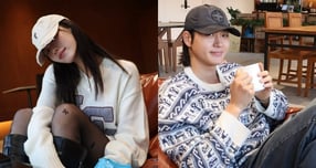 지난해 열애설이 불거졌던 펜싱 국가대표 오상욱과 한일 혼혈 모델 하루카 토요다의 럽스타그램 의혹이 제기됐다. 사진은 한일 혼혈 모델 하루카 토요다와(왼쪽) 펜싱 국가대표 오상욱 모습. /사진=인스타그램 캡처