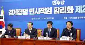 권칠승 더불어민주당 경제형벌민사책임합리화TF 단장이 30일 서울 여의도 국회에서 열린 '경제형벌 민사책임 합리화 제2차 당정협의'에서 발언을 하고 있다. / 사진=뉴시스 