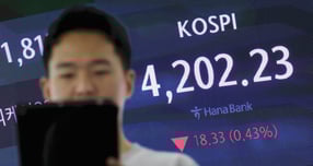 [티타임] 코스피, 4210선 약보합세… 개인 6264억 매수로 하방 방어