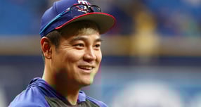 텍사스 레인저스를 담당하던 제프 윌슨 기자가 명예의 전당 투표에서 추신수를 투표했음을 밝혔다. 사진은 텍사스 시절 추신수. /사진=로이터