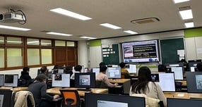 ICQA 자격검정이 진행 중인 모습. /사진제공=한국정보통신자격협회