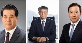  불확실성이 상수가 된 경영 환경에서 국내 주요 철강사 대표들은 신년사를 통해 기술과 현장, 실행을 앞세워 위기를 돌파하겠다는 메시지를 전했다.사진은 (왼쪽부터) 장인화 포스코그룹 회장, 장세욱 동국제강 부회장, 이순형 세아그룹 회장. /사진=포스코홀딩스, 동국제강, 세아그룹
