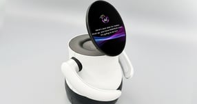 삼성디스플레이가 오는 6~9일 미국 라스베이거스에서 개최되는 CES 2026 기간 고객 대상 프라이빗 전시에서 선보일 미래형 콘셉트 제품 'AI OLED 봇' /사진=삼성디스플레이