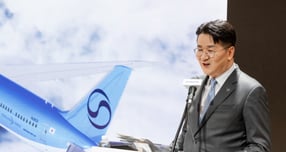 조원태 한진그룹 회장이 5일 신년사를 통해 올해를 통합과 동일한 수준으로 만들어야 한다고 전했다. /사진=대한항공