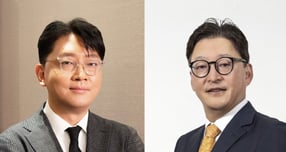 사진 왼쪽부터 코람코자산신탁 김철규 리츠투자부문 부사장, 이상헌 가치투자부문 부사장/사진=코람코자산신탁 