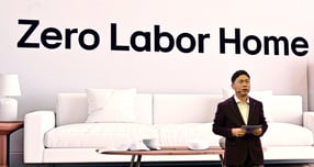 5일(현지시각) LG전자가 미국 라스베이거스 만달레이베이 컨벤션센터에서 '당신에게 맞춘 혁신'(Innovation in tune with you)을 주제로 LG 월드 프리미어를 개최했다. 류재철 LG전자 CEO는 대표 연사로 등단해 '행동하는 AI'(AI in Action) 시대를 이끌 준비가 돼 있다고 강조했다. /사진=LG전자