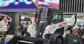  밥캣 잡사이트 컴패니언(Bobcat Jobsite Companion)이 적용된 S7X. /사진=최유빈 기자