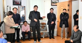 정철원 담양군수가 현장을 찾아가는 군민과의 대화를 진행하고 있다./사진=담양군 