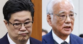 김병주 MBK파트너스 회장(왼쪽), 장형진 영풍 고문(오른쪽). /사진=뉴스