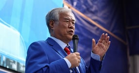 검찰이 전광훈 목사에 대한 구속영장을 청구했다. 사진은 지난해 11월24일 서울 성북구 사랑제일교회에서 기자화견 중인 전광훈 목사. /사진=뉴스