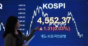 시총 투톱 삼성전자·SK하이닉스 약세… 한화에어로 7% 급등