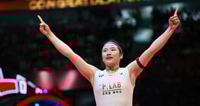  세계랭킹 1위 안세영이 11일 말레이시아 쿠알라룸푸르 아시아타 아레나에서 열린 2026 세계배드민턴연맹 월드 투어 슈퍼 1000 말레이시아오픈 여자 단식 결승전에서 세계 2위 왕즈이(중국)를 게임 스코어 2-0으로 제압하며 대회 3연패의 위업을 달성했다. /사진=뉴스