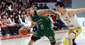 사진은 지난달 25일 안양 정관장과 원주 DB의 경기에서 원주 DB 이선 알바노가 드리블을 하는 모습. /사진=뉴스