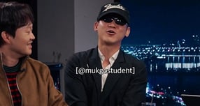 유튜버 김민수가 무례한 언행으로 논란이 됐다. 사진은 유튜브 채널 '피식쇼'에 출연한 김민수 모습. /사진=유튜브 채널 '피식대학' 캡처