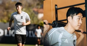 LA FC 손흥민이 2026시즌을 준비를 위한 프리시즌에 돌입했다. 사진은 지난 12일(한국시각) LA가 공개한 손흥민이 훈련 중인 모습. /사진=LA FC 인스타그램 캡처