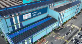 포스코스틸리온이 주요 사업장 부지에 태양광 발전 설비를 설치했다. /사진=포스코스틸리온